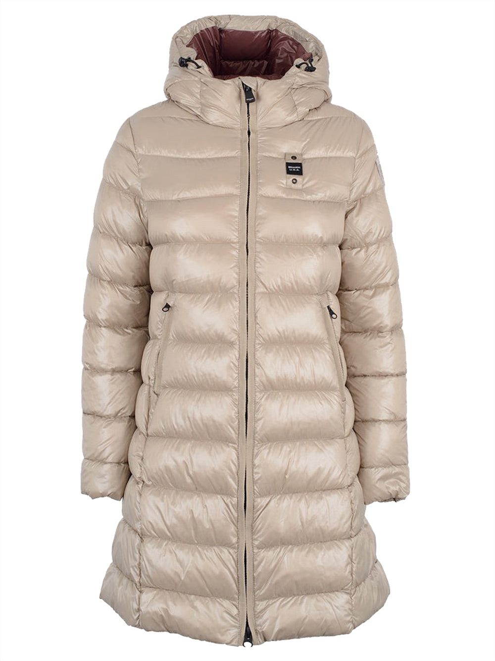Blauer Impermeabile Donna Adelaide Beige