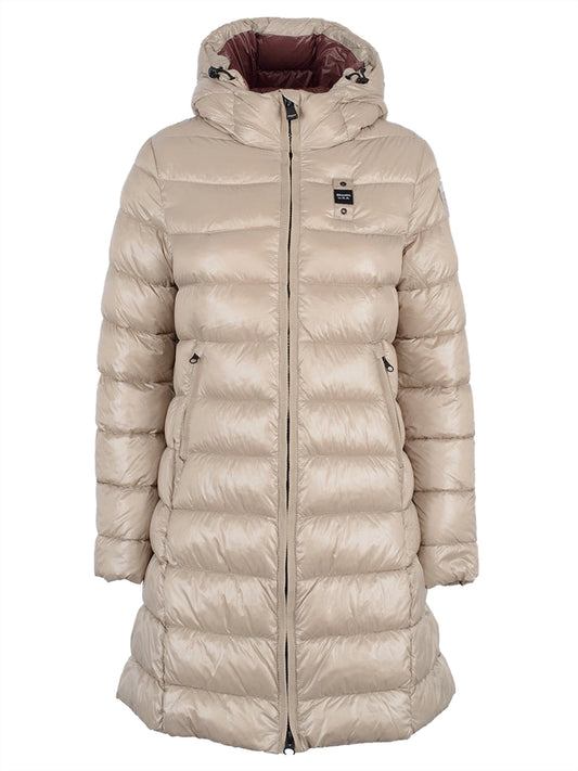 Blauer Impermeabile Donna Adelaide Beige