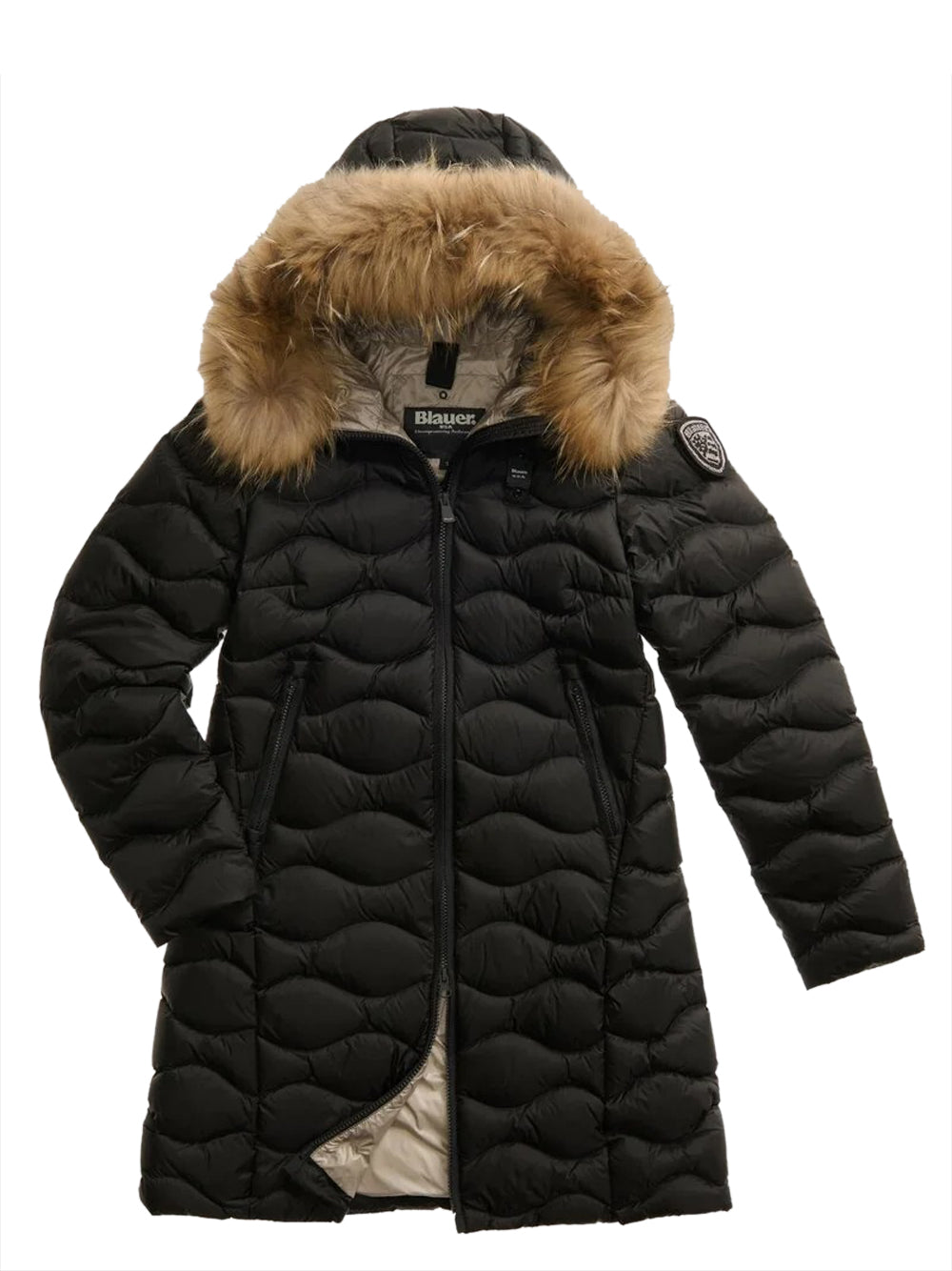 Blauer Impermeabile Donna Lynel Nero