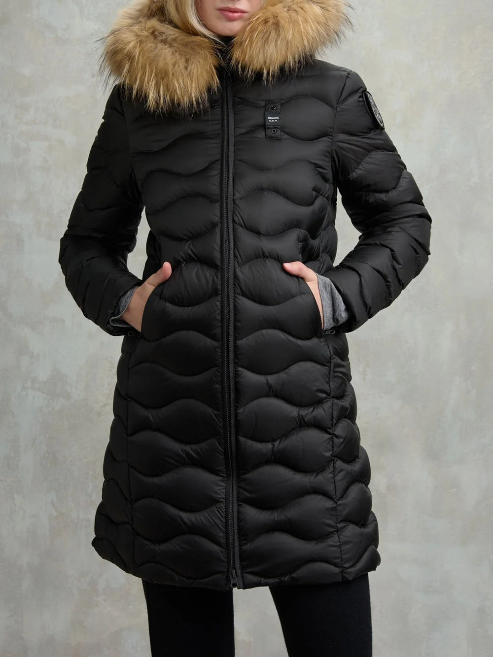 Blauer Impermeabile Donna Lynel Nero