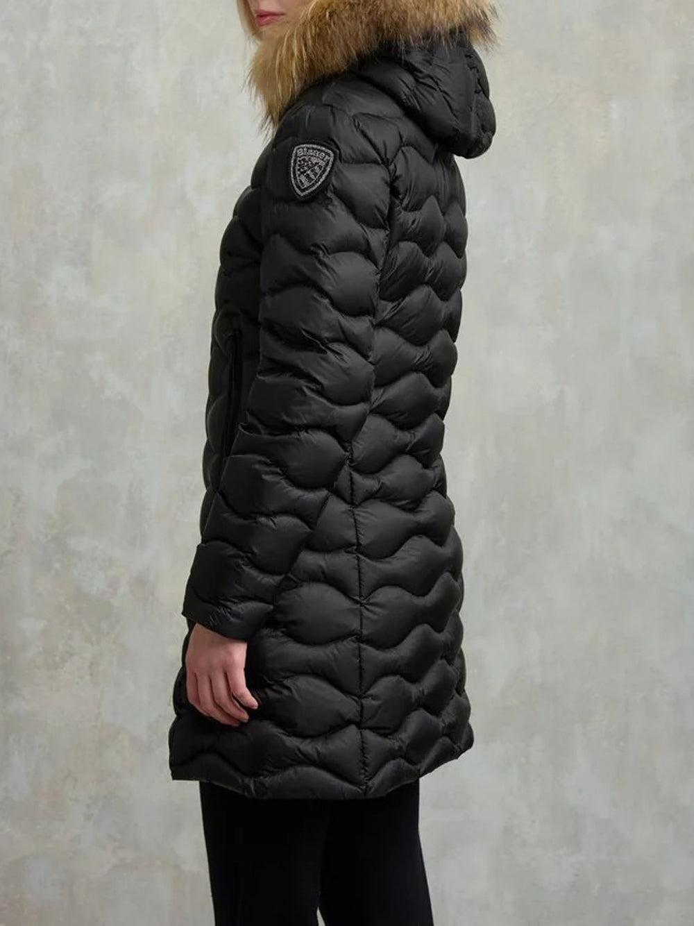 Blauer Impermeabile Donna Lynel Nero