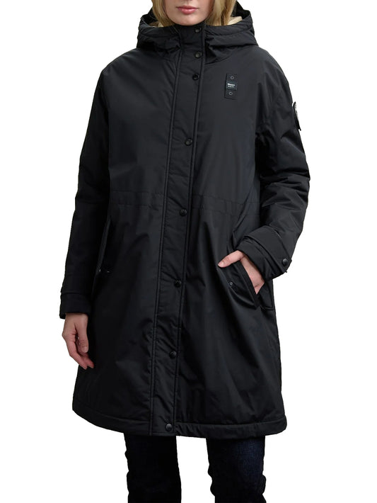 Blauer Impermeabile Donna Payne Nero
