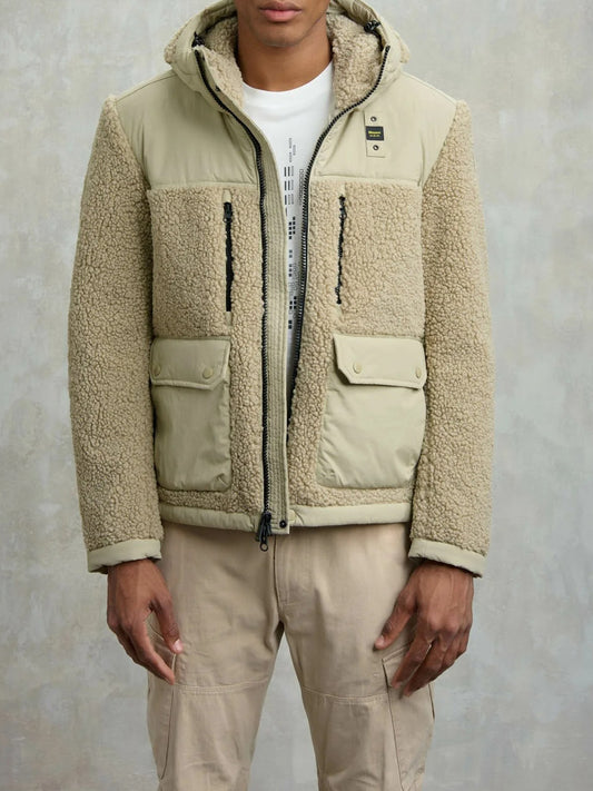 Blauer Giubbino Uomo Wilcock Beige