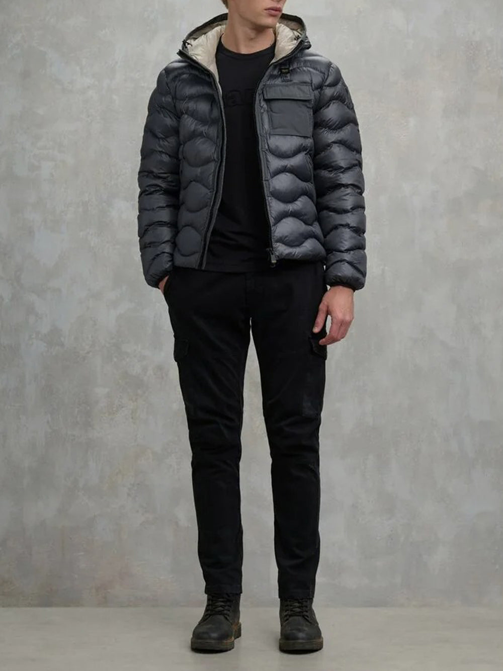 Blauer Giubbino Uomo 25WBLUC02080005958 A.CR_DES