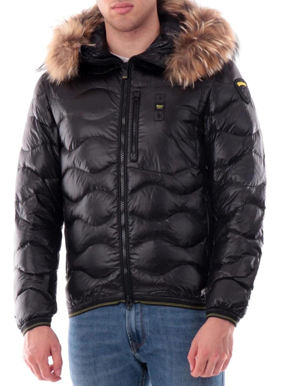 Blauer Giubbino Uomo Wavefur Nero