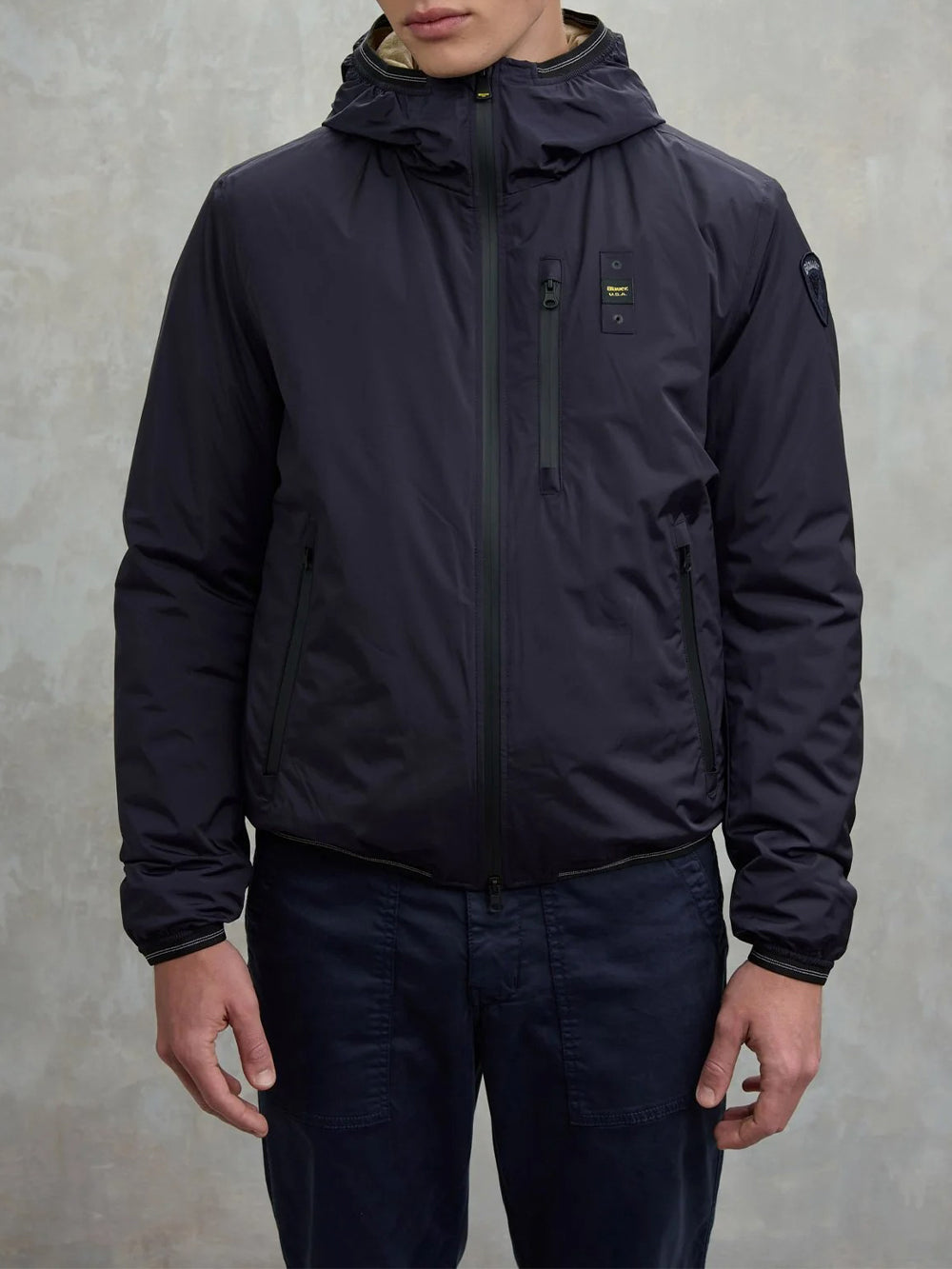 Blauer Giubbino Uomo Devon Blu