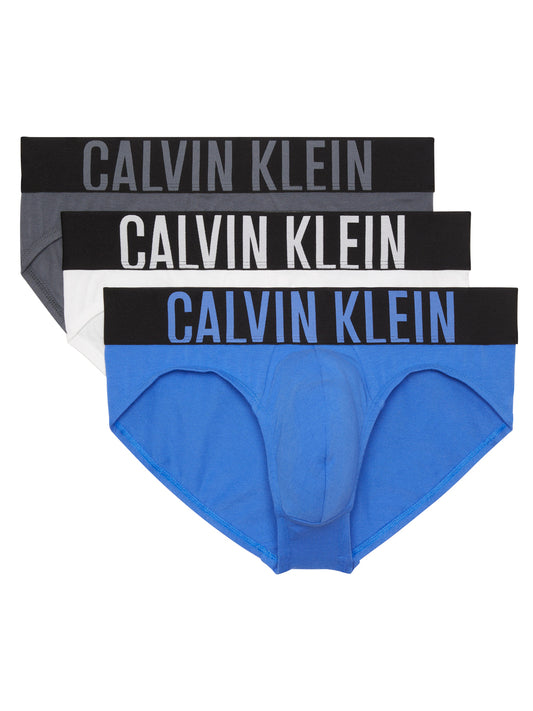 Calvin Klein Slip Uomo Hip Brief 3Pk Blu