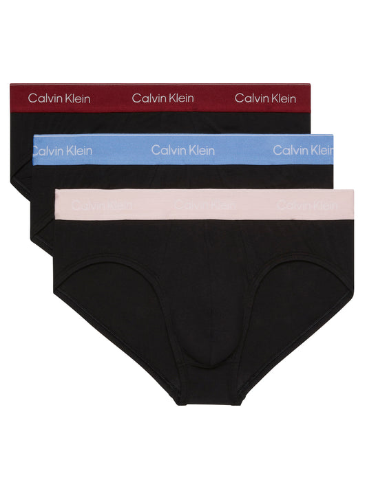 Calvin Klein Slip Uomo Hip Brief 3Pk Nero
