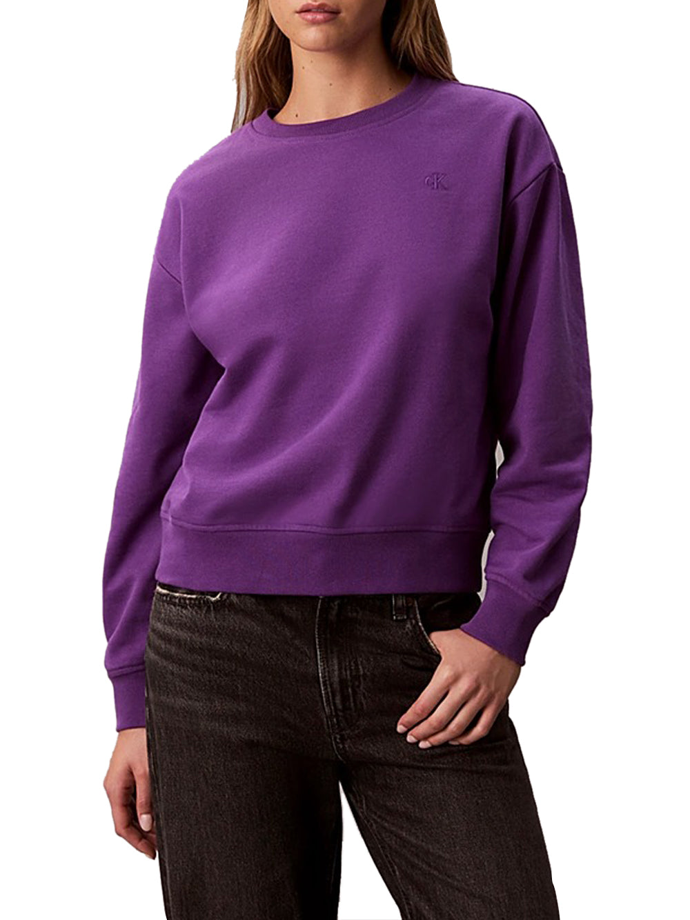 Calvin Klein #FELPA Donna LV047B236G Porpora