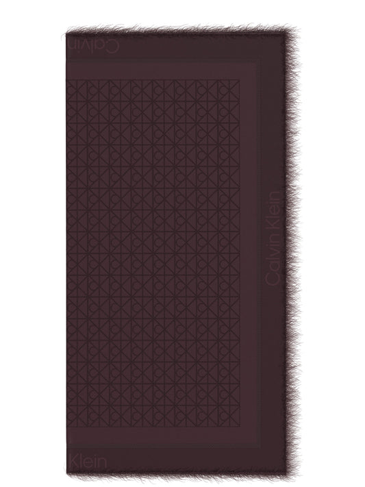 Sciarpa Unisex Tonal Scarf Bordeaux