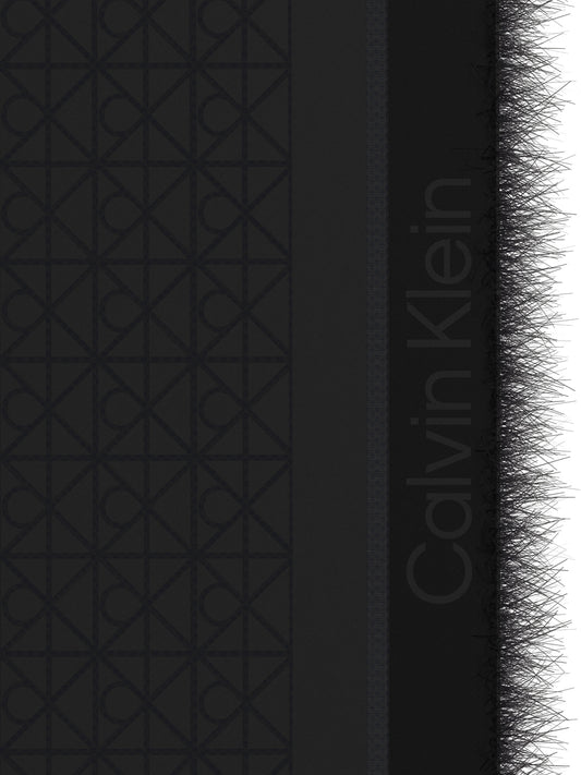 Sciarpa Unisex Tonal Scarf Nero