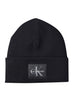 calvin klein cappello unisex patch beanie nero 1345814