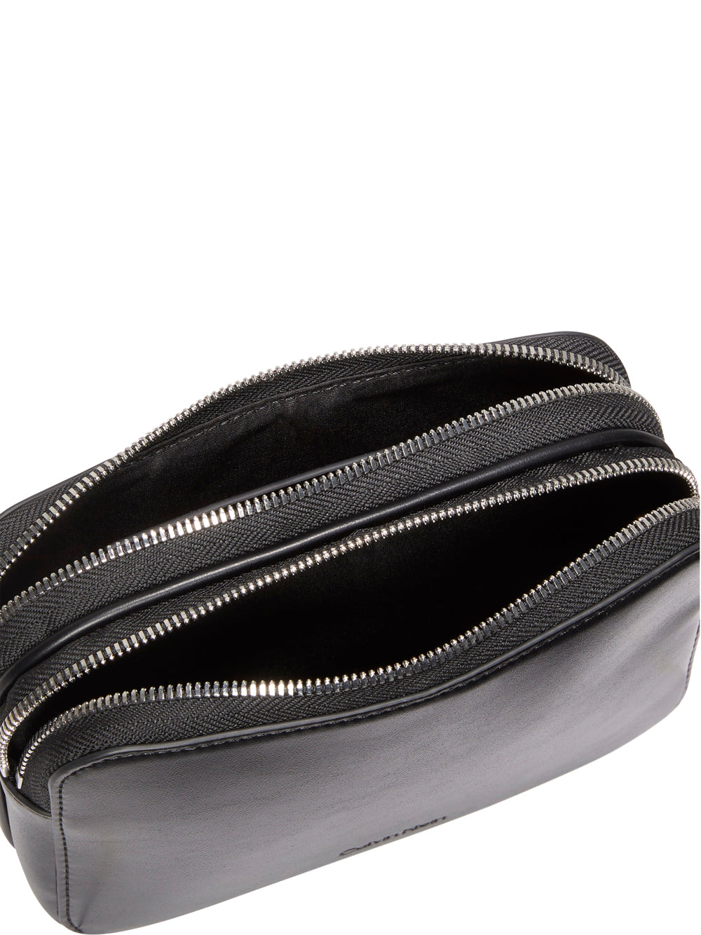 Calvin Klein Borsa a Spalla Donna Double Strap Camera Bag Nero