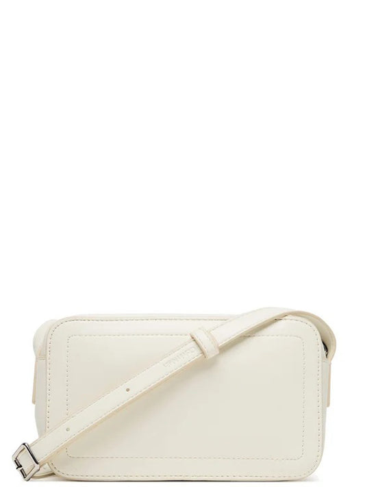 Calvin Klein Borsa a Spalla Donna Bold Camera Bag Bianco ottico