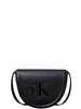 calvin klein borsa a mano donna bold saddle crosbody nero 9796493