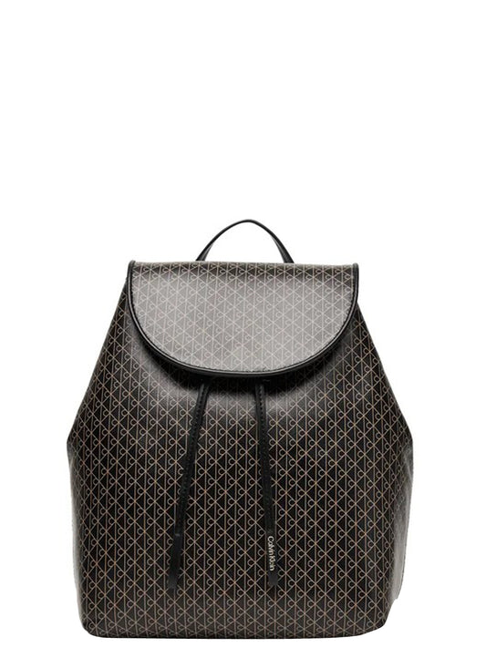 Calvin Klein Zaino Donna Flap Backpack Nero