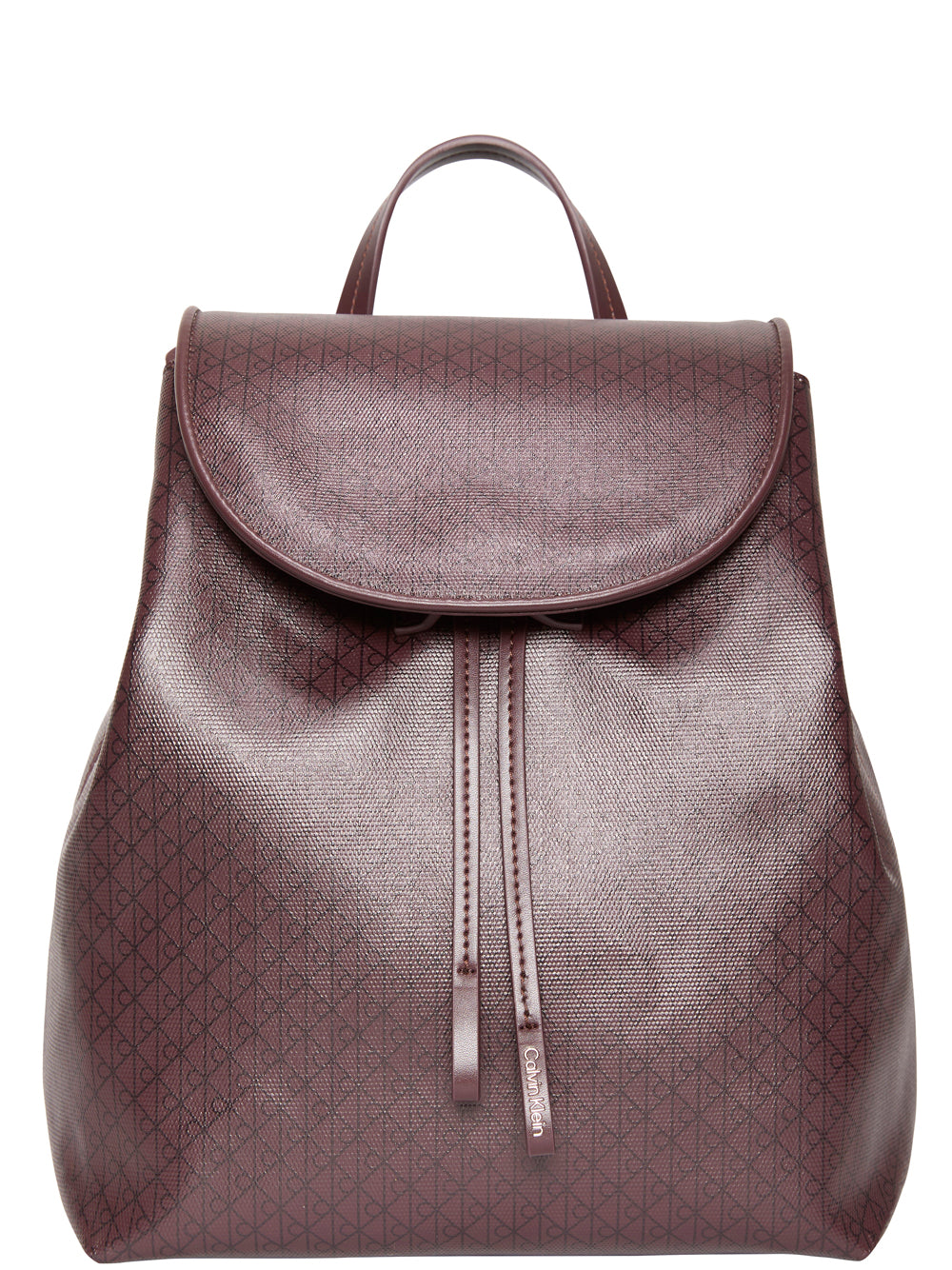 Calvin Klein Zaino Donna Flap Backpack Lilla scuro