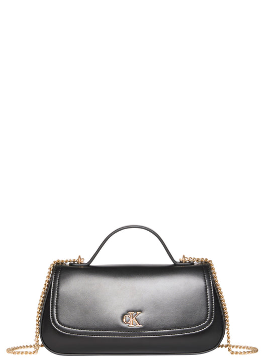 Calvin Klein Borsa a Spalla Donna Top Handle Nero