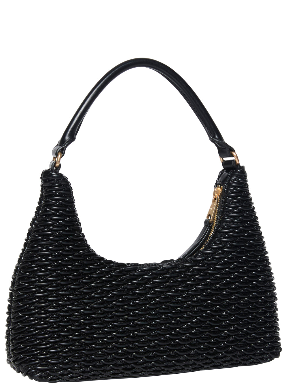 Calvin Klein Borsa a Spalla Donna Pleated Shoulder Bag Nero