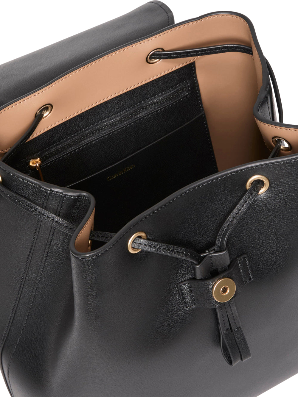 Calvin Klein Zaino Donna Flap Backpack Nero