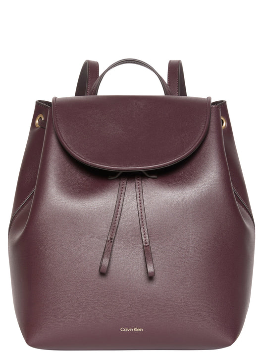 Calvin Klein Zaino Donna Flap Backpack Lilla scuro