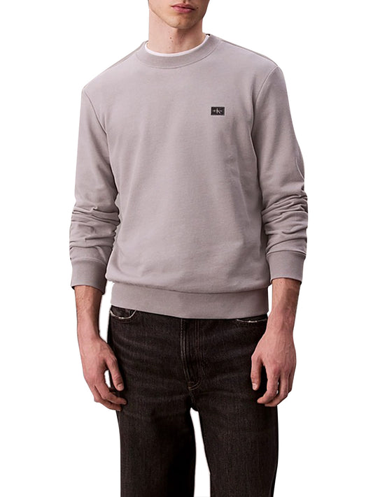 Calvin Klein Felpa Girocollo Uomo LV04RC273G Grigio