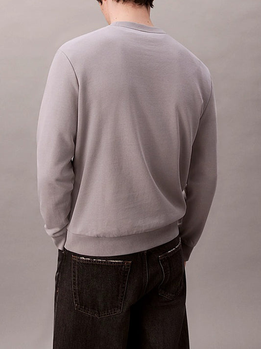 Calvin Klein Felpa Girocollo Uomo LV04RC273G Grigio