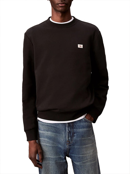 Calvin Klein Felpa Girocollo Uomo LV04RC273G Nero