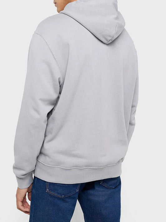 Calvin Klein Felpa Cappuccio Uomo LV04RC274G Grigio