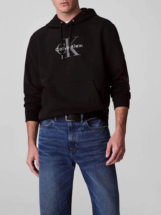 Calvin Klein Felpa Cappuccio Uomo LV04RC282G Nero