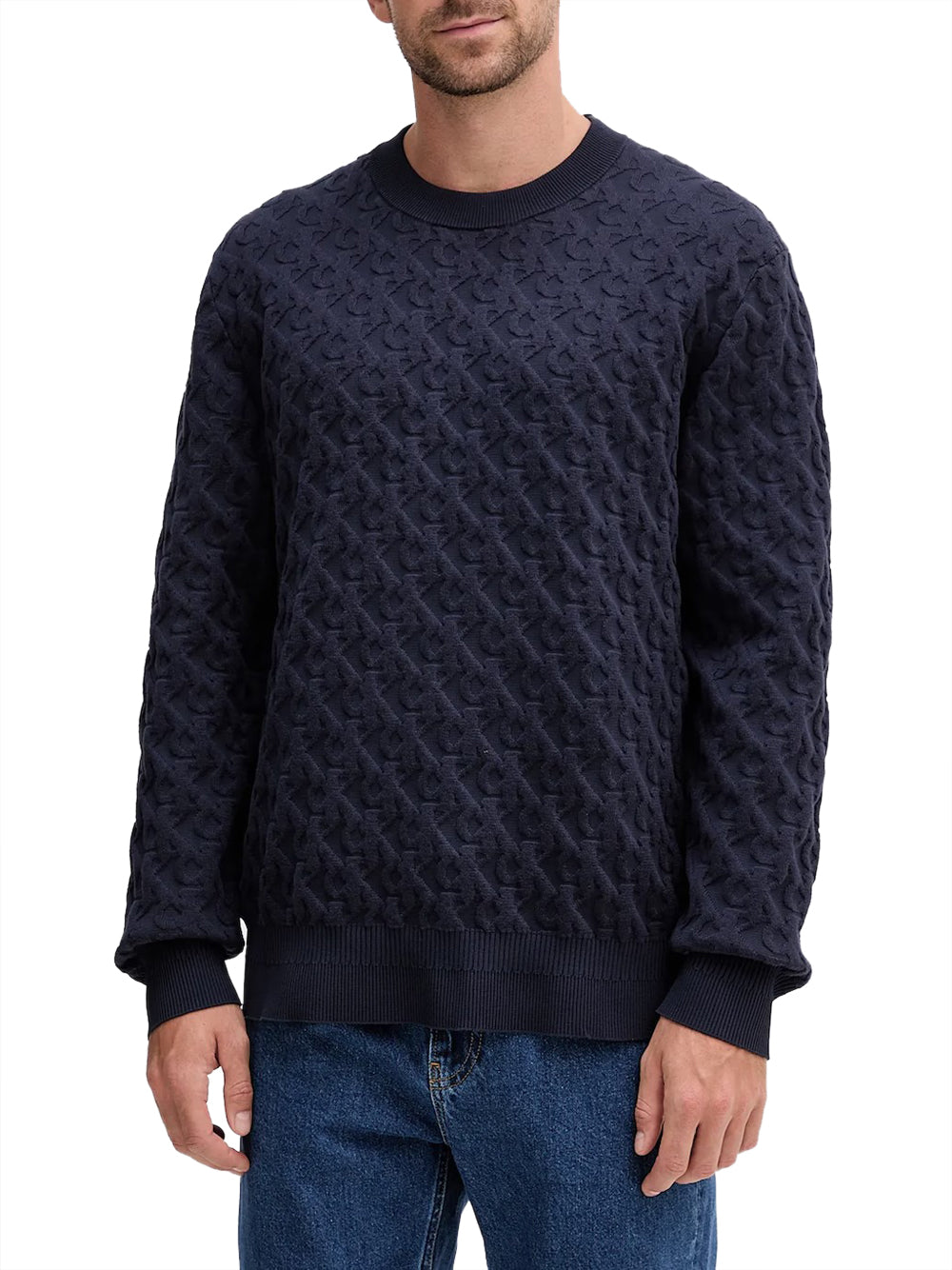 Calvin Klein Maglia Uomo LV04RC359G Blu