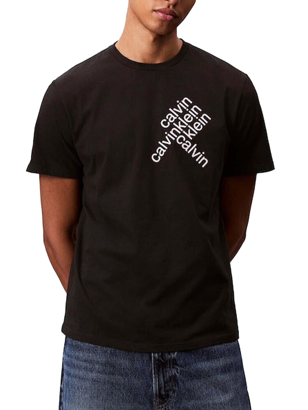 Calvin Klein T-shirt Uomo LV04RC832G Nero