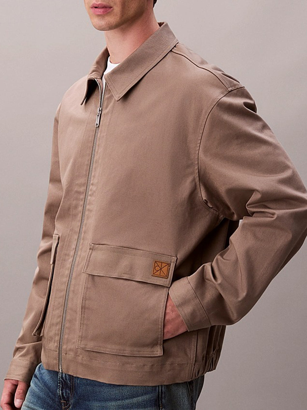 Calvin Klein Giubbino Uomo Beige