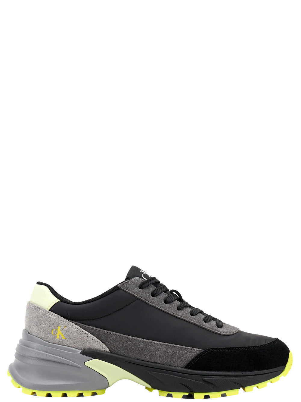 Sneakers Uomo Nero / Granito / Verde Lime