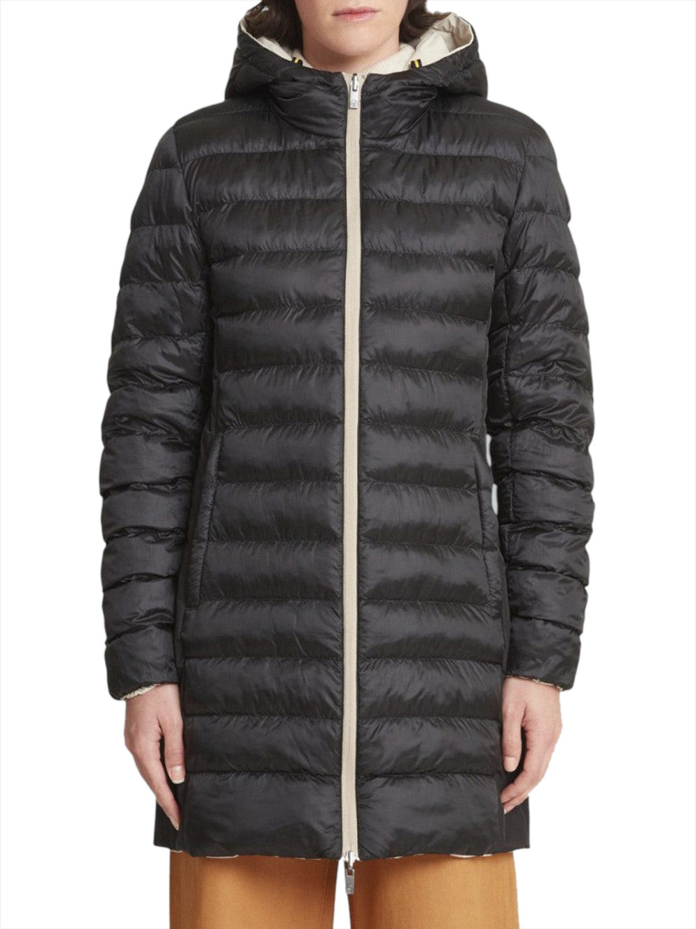 Ciesse Piumini Giubbino Donna Reversible Hoody Coat Beige