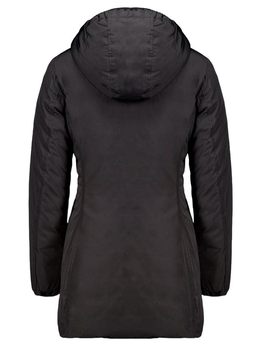 Ciesse Piumini Giubbino Donna Hoody Reversible Coat Nero
