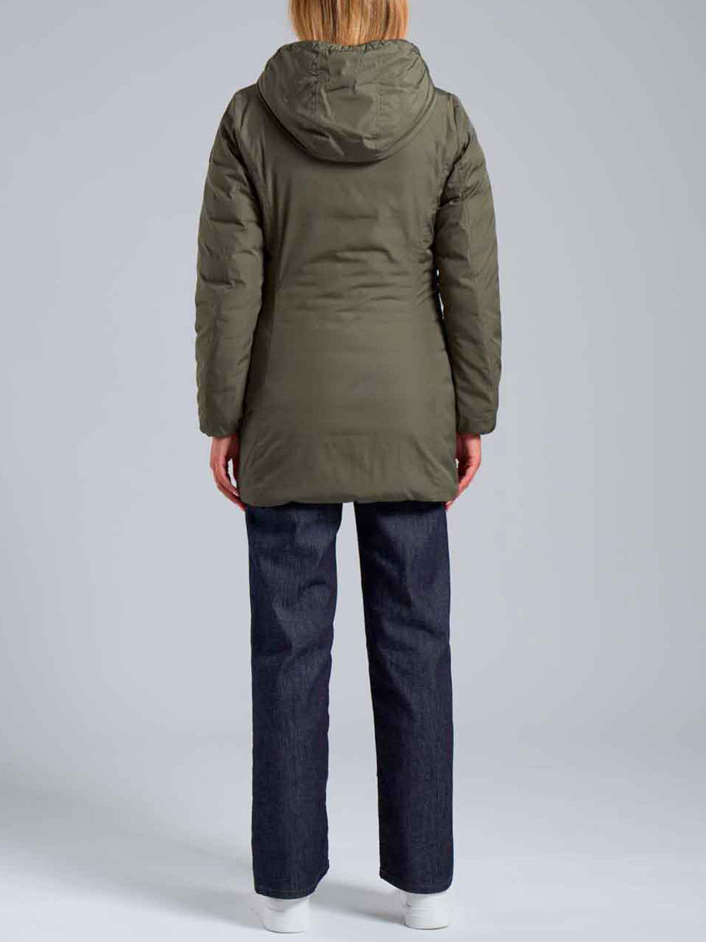 Ciesse Piumini Giubbino Donna Hoody Reversible Coat Verde militare