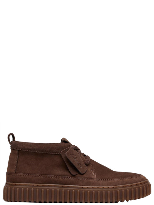 Clarks Sneakers Uomo Torhill Lacehi Marrone scuro