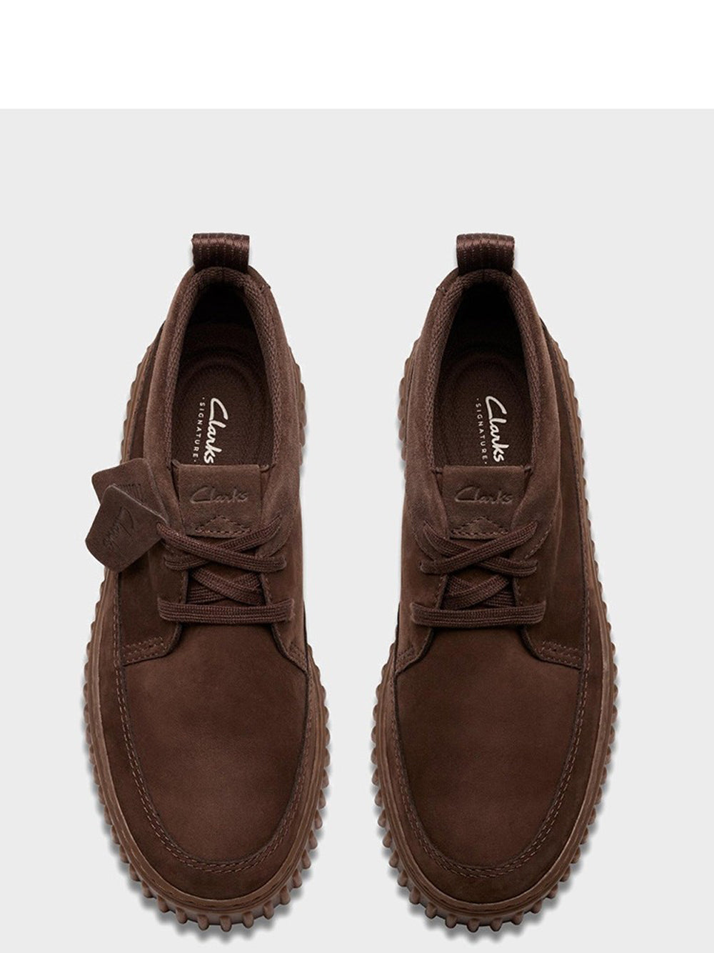 Clarks Sneakers Uomo Torhill Lacehi Marrone scuro