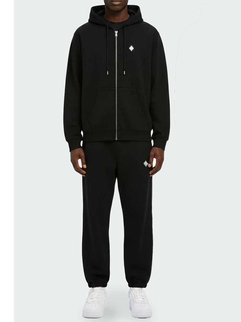 County of Milan Pantalone Tuta Uomo F5CAMAFP012 Nero