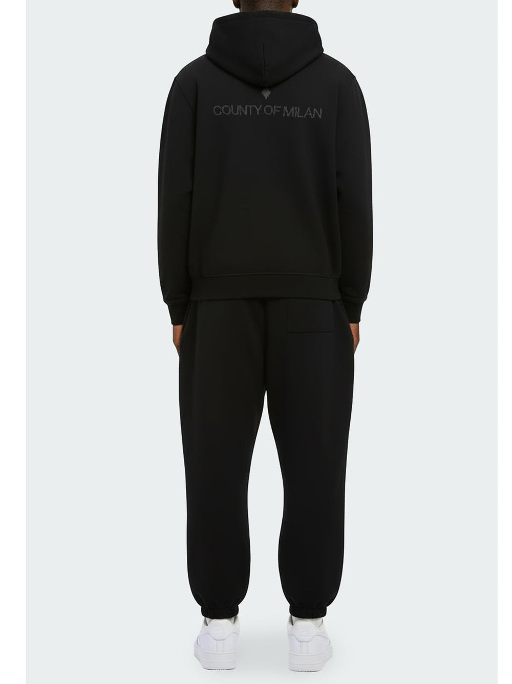 County of Milan Pantalone Tuta Uomo F5CAMAFP012 Nero