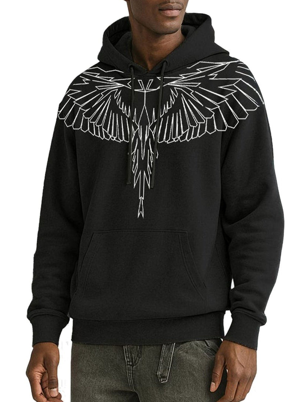 County of Milan Felpa Cappuccio Uomo F5CAMAHS002 Nero