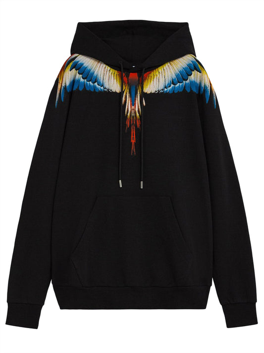 County of Milan Felpa Cappuccio Uomo F5CAMAHS059 Nero