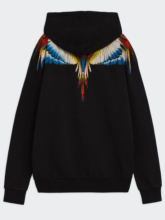 County of Milan Felpa Cappuccio Uomo F5CAMAHS059 Nero