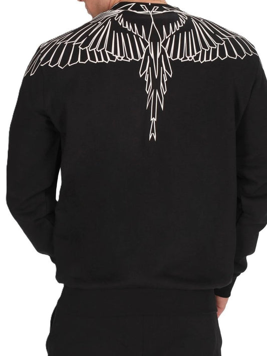 County of Milan Felpa Girocollo Uomo Nero