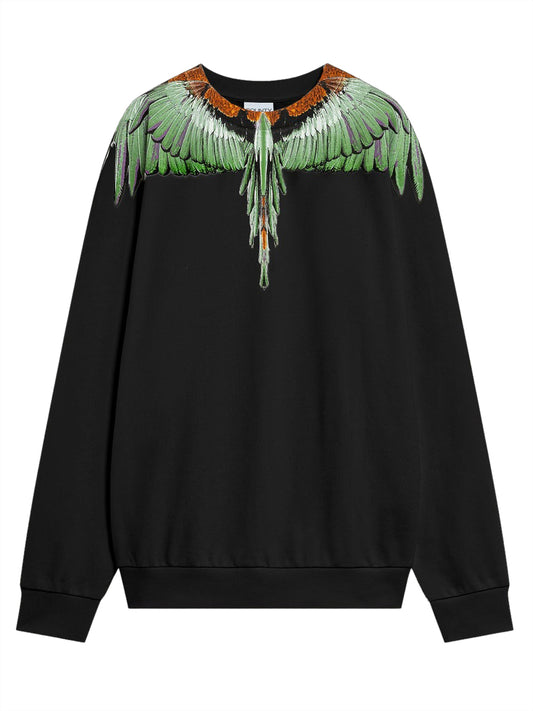 County of Milan Felpa Girocollo Uomo F5CAMASW062 Nero