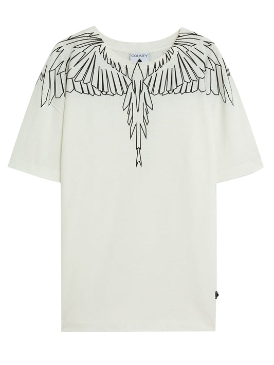 County of Milan T-shirt Uomo F5CAMATH003 Bianco