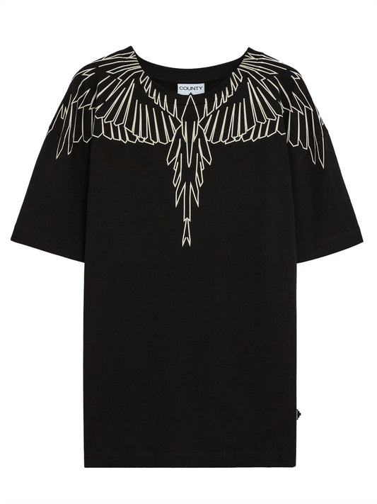 County of Milan T-shirt Uomo F5CAMATH003 Nero