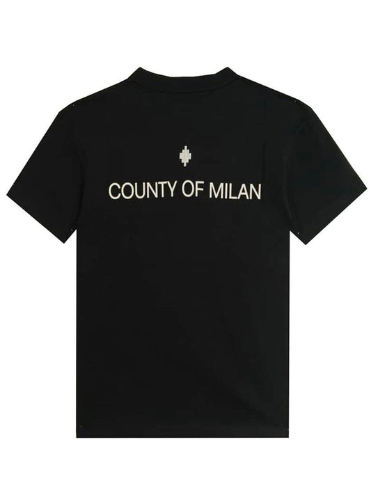 County of Milan T-shirt Uomo F5CAMATH014 Nero