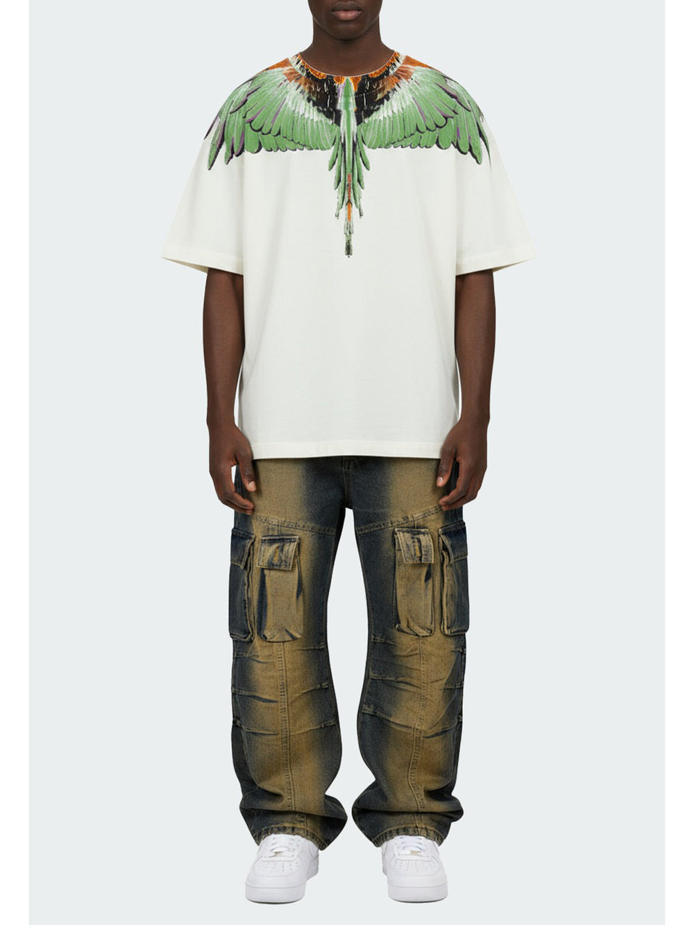 County of Milan T-shirt Uomo F5CAMATH027 Beige